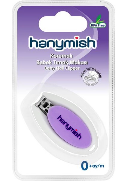 900 Korumalı Bebek Tırnak Makası Mor