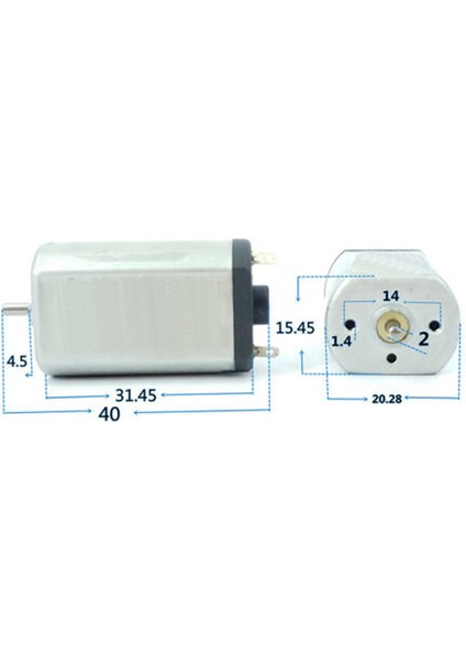 Roba RS180 Dc Motor 4-8V 6V 32000 Rpm RS180 Dc 4-8V 6V Motor Yüksek Rpm Motor 32000 Rpm