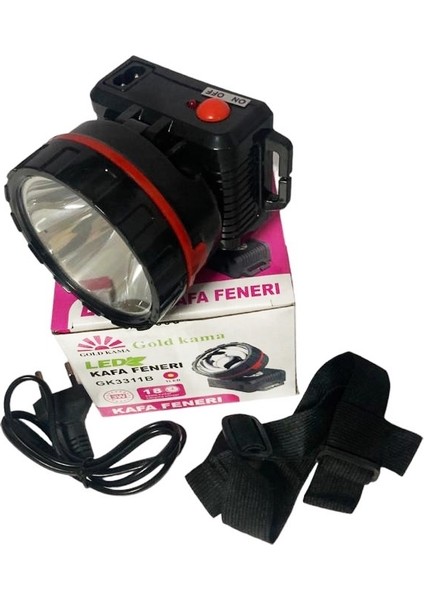 GK-3311B 3W LED Şarjlı Kafa Lambası