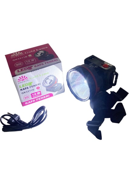 GK-3311B 3W LED Şarjlı Kafa Lambası