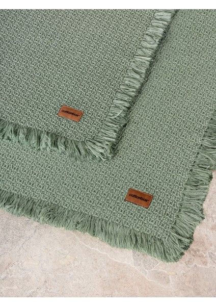 Bath Rug Set Yeşil 75X125 60X90 fiyatları