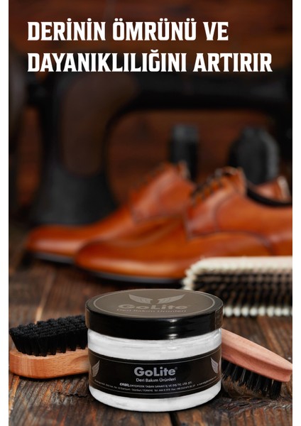 Deri Besleyici Katkılı Cilalı Ayakkabı Krem Boyası Naturel 130 Gr.