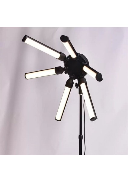 S. Türbin 6 Tüp Profesyonel Video - Fotoğraf Için Yıldız LED Işık modelleri