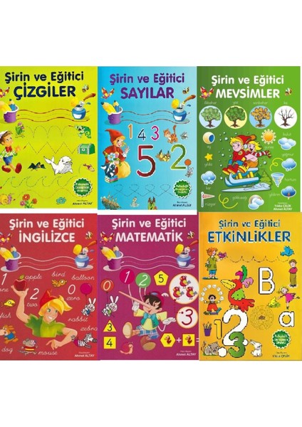 Şirin ve Eğitici 6 Kitap Seti - 2