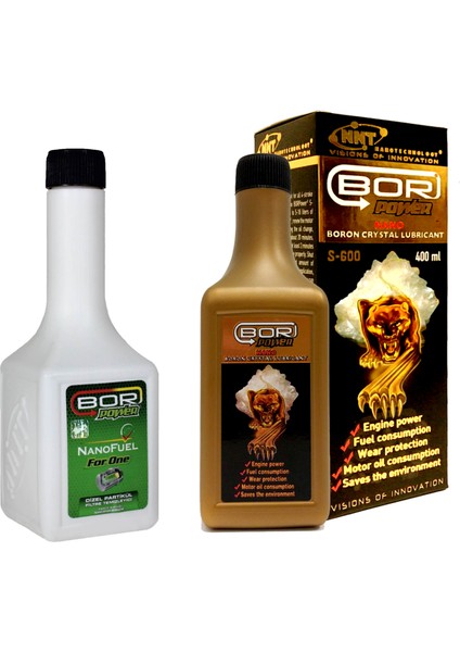 Bor Power S-600 Gold (400ML) - Dizel Partikül Filtre Temizleyici (200ML)