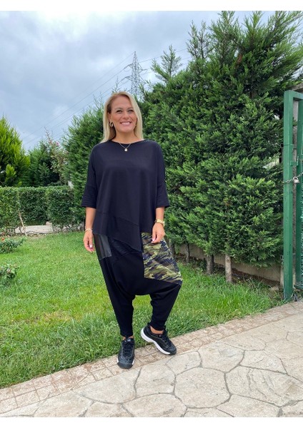 410701 Kamuflaj Detaylı Şalvar