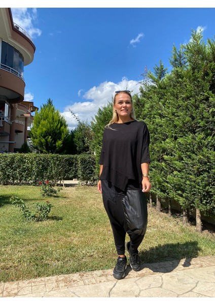 410725 Parça Kumaş Detaylı Şalvar modelleri