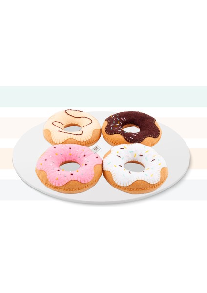 Keçe Oyuncak - Donut Oyun Seti - Felt Toys - %100 El Yapımı