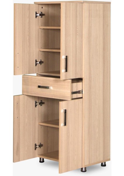 Çok Amaçlı Dolap Carmen 180 cm Hard Parlak Suntalem El Yapım