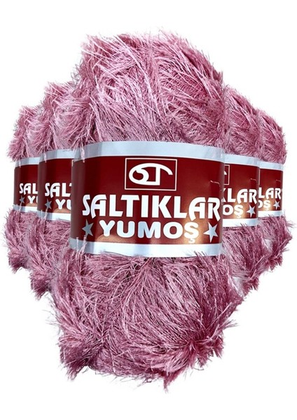 5 Adet Yumoş Sakallı El Örgü Ipi Yünü 28