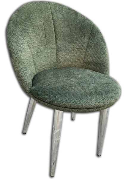 Sandalye ST GÜNEŞ-Dökme Sünger Poliüretan Metal Nikelaj 1ad Babyfac kumaş El Yapı