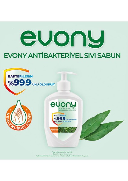 Yeni - Evony Antibakteriyel Sıvı Sabun