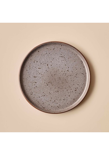 Guarda Stoneware Pasta Tabağı Gri (21 Cm)