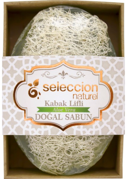 Natural Doğal Kabak Lifli Aloe Vera Sabun 120 gr