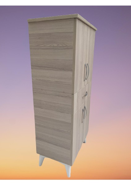 Çok Amaçlı Dolap Cordoba 130 cm Hard Parlak Suntalem El Yapım
