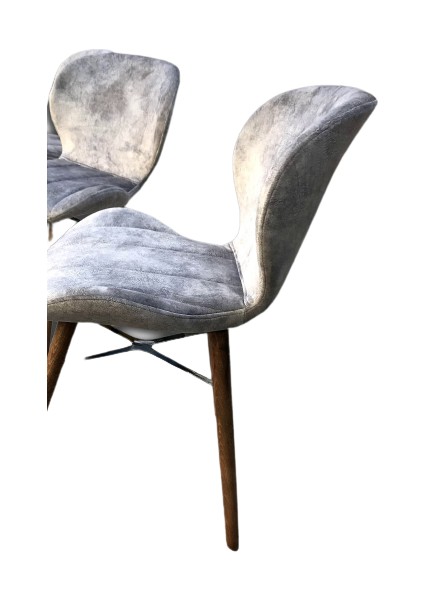 Sandalye ST LİLİ Model Kayın RETRO Parlak Ceviz Papel Sırt Dökme sünger Ortopedik modelleri