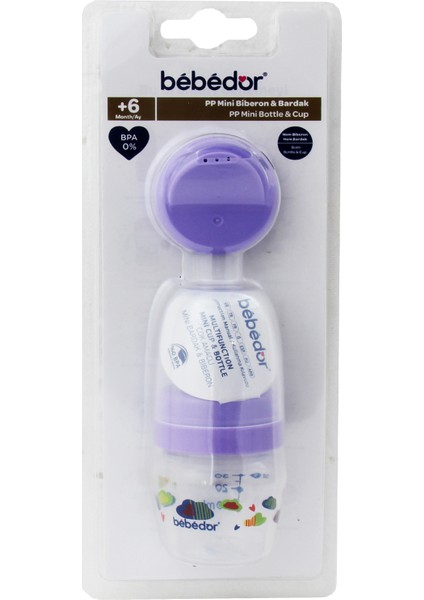 20301 Mini Bardak Biberon Çok Amaçlı 30 ml Mor