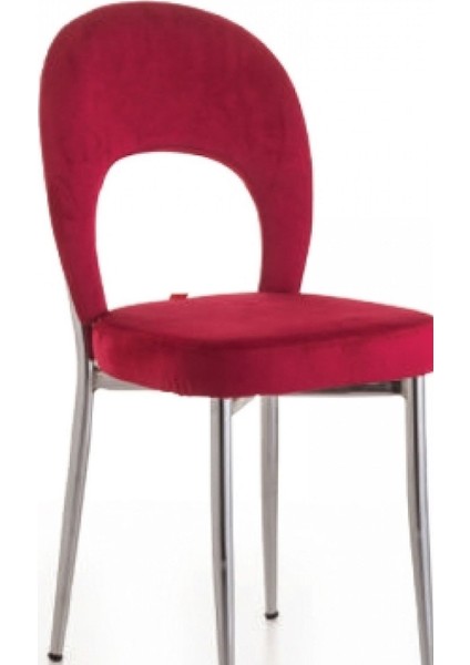 Sandalye ST Ay Metal Çelik Nikelaj Ayak Ortopedik Babyface kumaş 1ad El Yapım