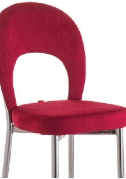 Sandalye ST Ay Metal Çelik Nikelaj Ayak Ortopedik Babyface kumaş 1ad El Yapım modelleri