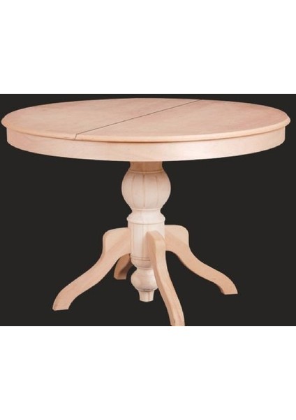 Baba Ayak Masa Kayın Kaplama Mdf Tabla Ihlamur Ağacı Ayak. Natüre Doğal 120 cm Açılır El Yapım