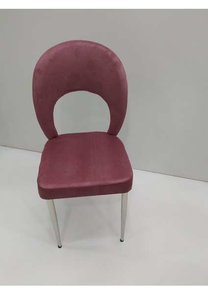 Sandalye ST Ay Model Metal Nikelaj Ayak 4Adet Ortopedik Babyface kumaş El Yapım modelleri