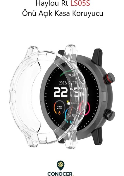 Haylou RT LS05S Uyumlu Önü Açık Silikon Kasa Koruyucu