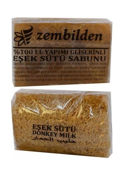 Zbd Eşek Sütü Sabunu Lifli 120 gr 1 Adet