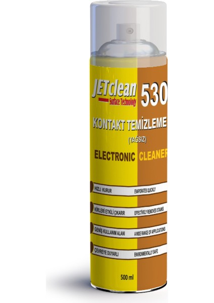 JetClean 530 Kontak Sprey (Yağsız) 500ML