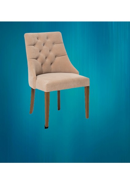 Sandalye 14203 ST Zus542-067 PAPEL Model Kayın Babyface Tarçın Renk kumaş ElYapım