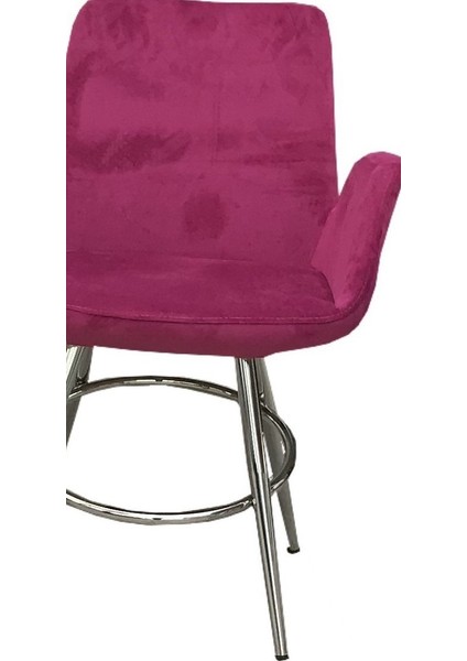 Sandalye ST MAKİ Kollu Krem Model Dökme Sünger Metal Nikelaj Babyfac kumaş Elyapı fırsatları