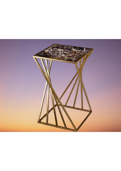 Fiskos Zlf Burgu Model Metal Transmisyon Çelik Gold Renk Kaplama Temper Cam El Yapımı