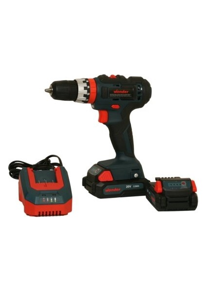 Şarjlı Darbeli Matkap 20 Volt 2.0AH 35NM (JOZ-WYT01A-18Lİ)