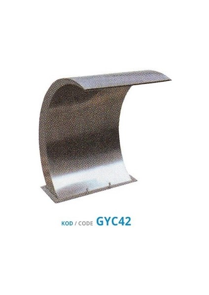 Havuz Şelale Kobra 1000-400 mm 304 Kalite 1,2 mm Paslanmaz Çelik El Yapım