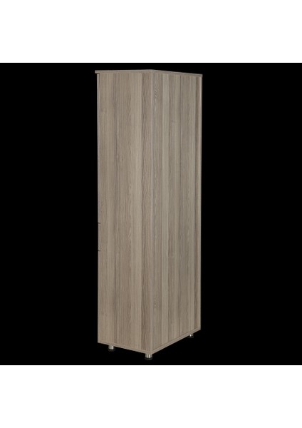 Çok Amaçlı Dolap 180 cm Hard Parlak Cordoba Suntalem 4raf 1çekmece Kutuda Sevk El Yapım