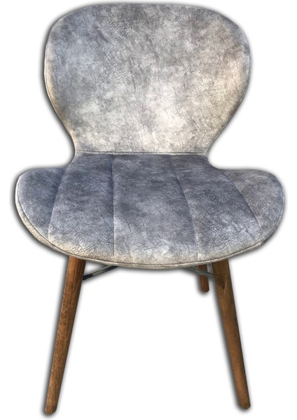 Sandalye ST LİLY Model Kayın RETRO Parlak Ceviz Papel Sırt Dökme sünger Ortopedik