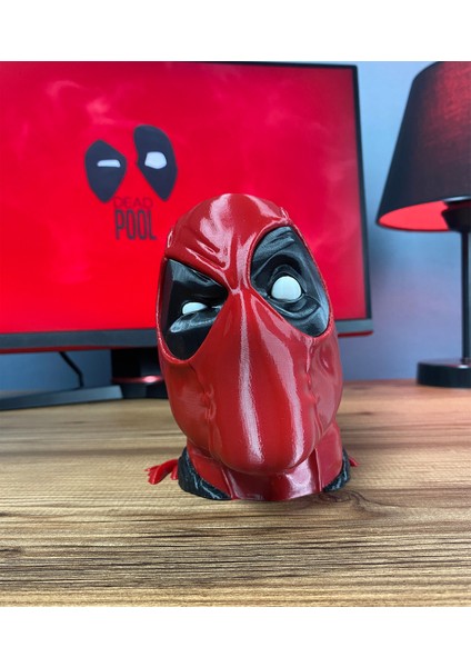 Deadpool Büst Figür 15 cm - Komik Kahraman, Premium Figür