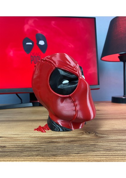 Deadpool Büst Figür 15 cm - Komik Kahraman, Premium Figür