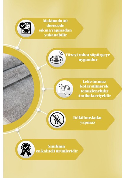 Kaymaz Tabanlı Kesme Rulo Salon Koridor Halı Post Peluş Yolluk Vizon indirimleri