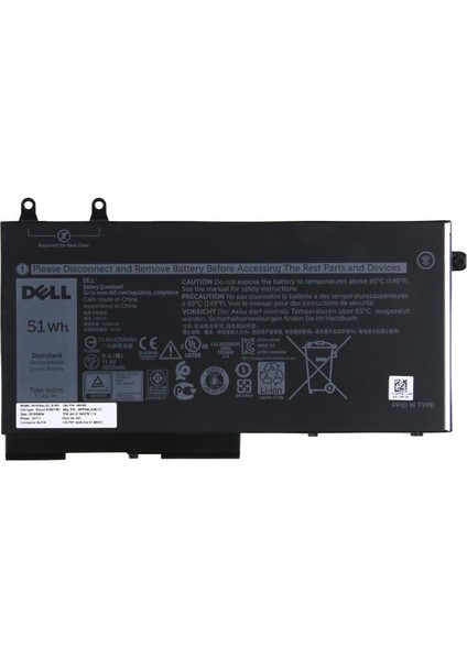 Dell Latitude 5400 N024L540014EMEA_U Batarya Pil