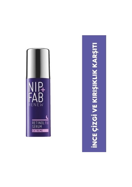 Nip+Fab Retinol Fix Ince Çizgi ve Kırııklık Karşıtı Serum 50 ml