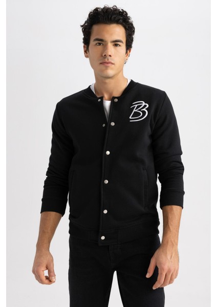 Regular Fit Kolej Yaka Bomber Hırka Z9633AZ22AU