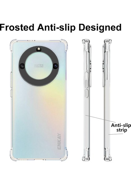 Enkay Şapka Onur Prensi X40 5g / X9A 5g / Magic5 Lite 5g Damla Geçirmez Açık Telefon Kasası Kayma Önleme Karşıtı Kesme Kalınlaşmış Köşeler Tpu Kapağı (Yurt Dışından)