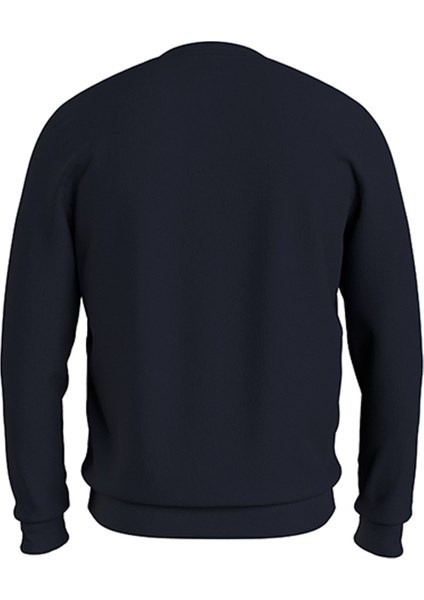 Tommy Hilfiger Bisiklet Yaka Mavi Erkek Sweatshirt MW0MW11596DW5