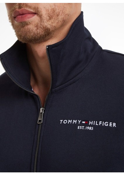 Tommy Hilfiger Kapüşon Yaka Siyah Erkek Sweatshirt MW0MW29327