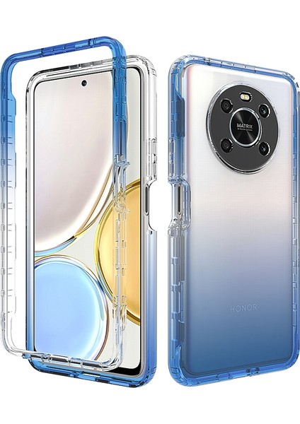 Honor Magic 4 Lite 4 Lite 5g / X9 5g / X9 4g Şeffaf Tpu + Pc Telefon Koruyucu Vaka Şık Gradyan Anti-Çizelge Kapağı (Yurt Dışından)