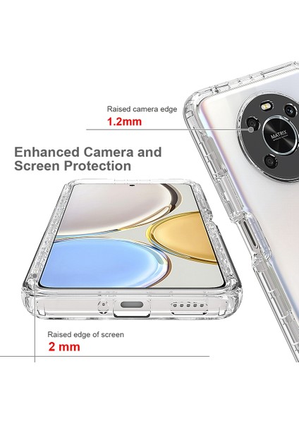 Honor Magic 4 Lite 4 Lite 5g / X9 5g / X9 4g Şeffaf Tpu + Pc Telefon Koruyucu Vaka Şık Gradyan Anti-Çizelge Kapağı (Yurt Dışından) indirimleri