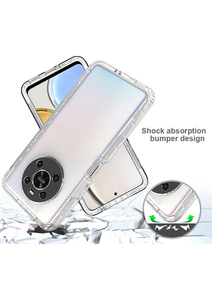 Honor Magic 4 Lite 4 Lite 5g / X9 5g / X9 4g Şeffaf Tpu + Pc Telefon Koruyucu Vaka Şık Gradyan Anti-Çizelge Kapağı (Yurt Dışından) fırsatları