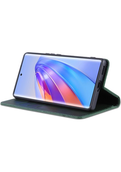 Onur Için Azns X40 5g / X9A 5g / Magic5 Lite 5g Cowhide Doku Doku Telefon Kılıfı (Yurt Dışından)