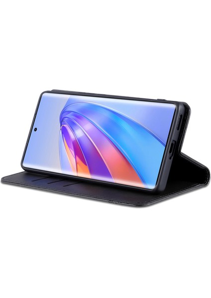 Onur Için Azns X40 5g / X9A 5g / Magic5 Lite 5g Cowhide Doku Doku Telefon Kılıfı (Yurt Dışından)