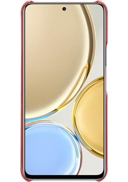 Honor X30/MAGIC4 Lite 5g/x9 5g/x9 4g Ince Ince Telefon Kapağı Kırdırmaya Dayanıklı Dokulu Pu Deri Kaplamalı Pc Telefon Kılıfı (Yurt Dışından)